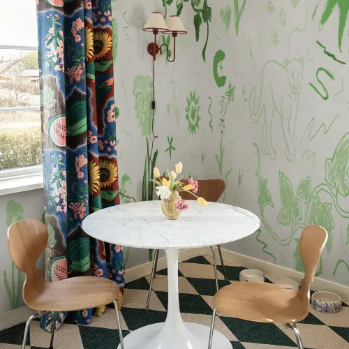 Rebel Walls x John-John: Chroma's Enchanted Green