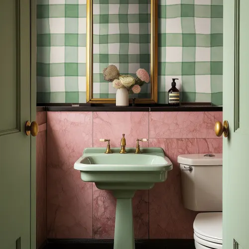 Timeless Elegance with Green Gingham