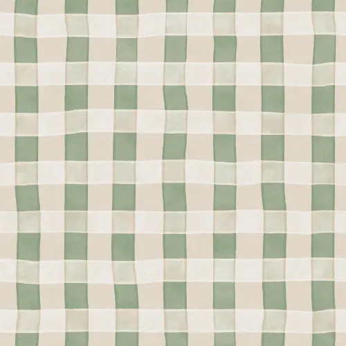 Breloque vichy frais en vert clair