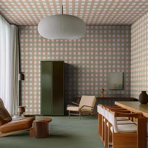 Charming Gingham in Pink Hues