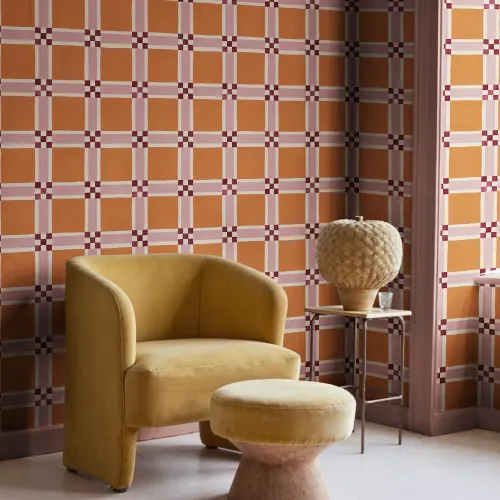 Chic et dynamique : Grille orange