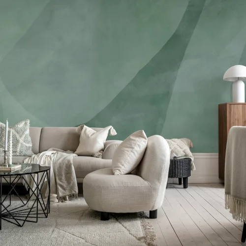 Dynamic Green Hues: A Visual Symphony