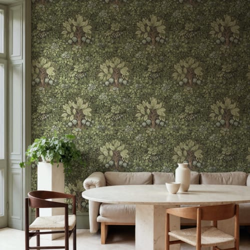 Majestetisk blomsterbaldakin