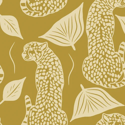 Afslør din vilde side med Whimsy Leopard Wallpaper