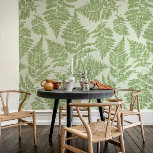 Embrace Nature with Our Green Fern Print