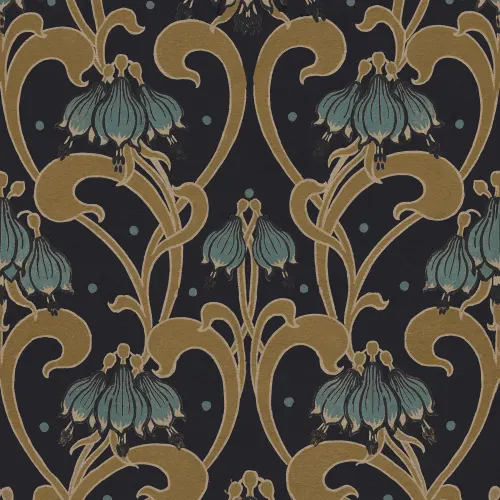 Embrace Elegance with Art Nouveau Floral