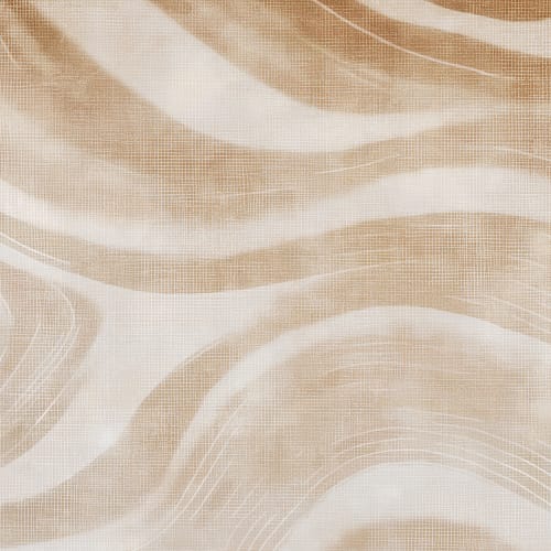 Vagues sereines de l'océan en beige