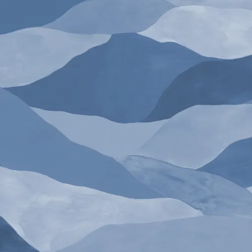 Serene Blue Peaks veggmaleri
