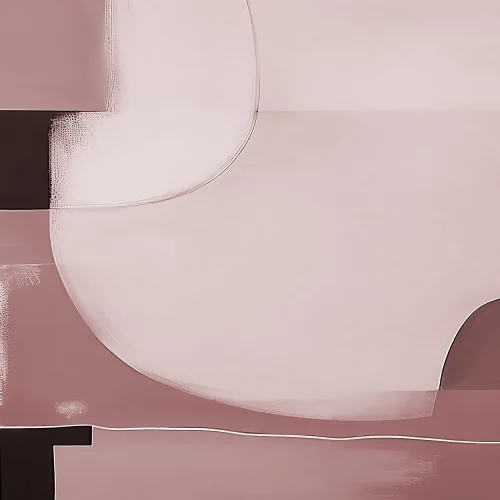 Contemporary Burgundy Shapes for Your Walls