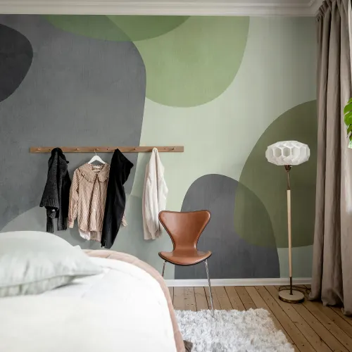 Artful Green Petals