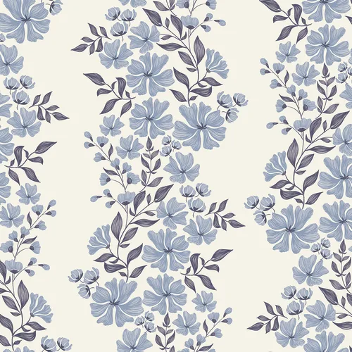 Bold Bloom in Sky: A Fresh Floral Touch