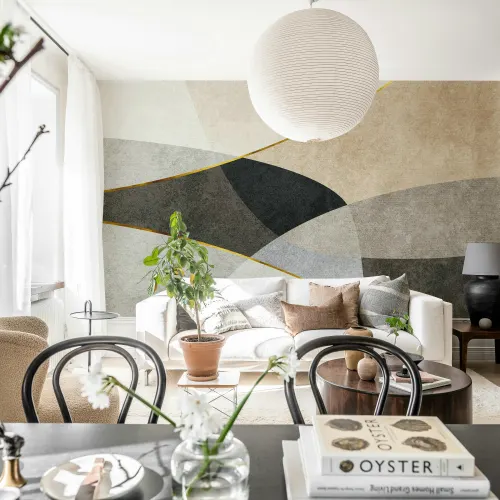 Omfamna elegans med geometrisk stil