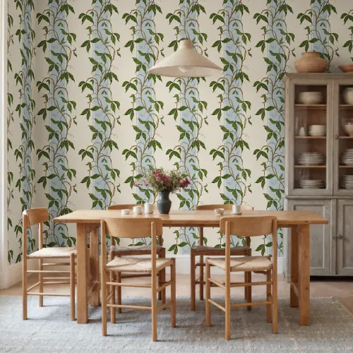 Elegant Leaf Stripes