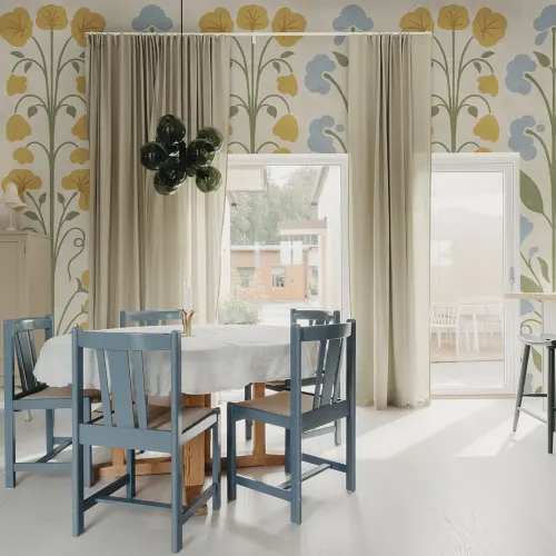 Bold Folk Blooms