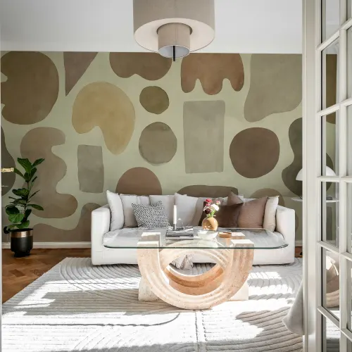 Erdiges Aquarell-Harmonie <br> <a href='https://example.com'>Rebel Walls</a>: Bekenne dich zu deinem Raum!