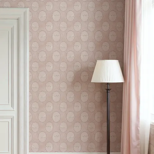Charming Swans in Blush Elegance