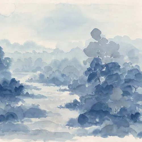 Embrace the Calm of Aquarelle Blues