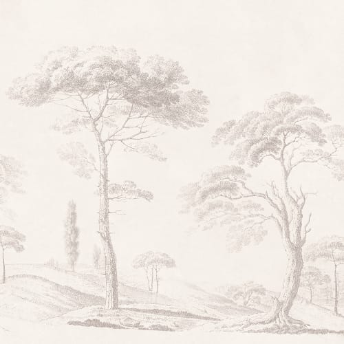 Études d'Arbres Élégants en Beige