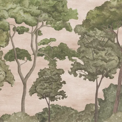 Enchanted Forest in Delicate Pink