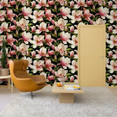 Elegante Magnolienblüten