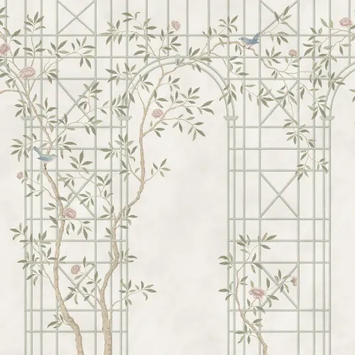 Chinoiserie Trellis: Elegance in Light