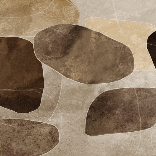 Omfavn Jordens Nuancer med Geometrisk Stil