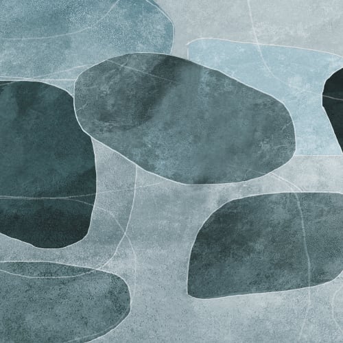 Fremtræd med selvtillid omfattende det betagende og legende mønster af vores Bold Blue Geometric Essence. Skab et rum hvor det ekstraordinære møder det moderne. Lad din væg blive et lærred der udtrykker din unikke stil - det er tid til at turde stå ud. Be You.