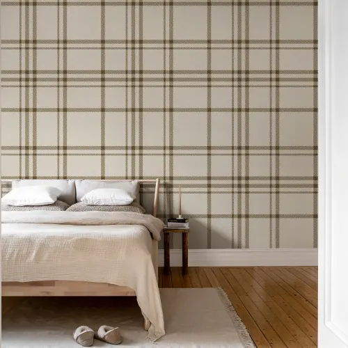 Sophisticated Brown Check