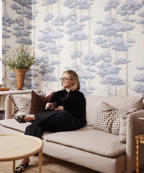 Inspiratie met botanisch behang