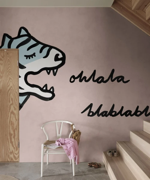 Behang voor gezinnen en kinderen creëert leuke en gezellige huizen