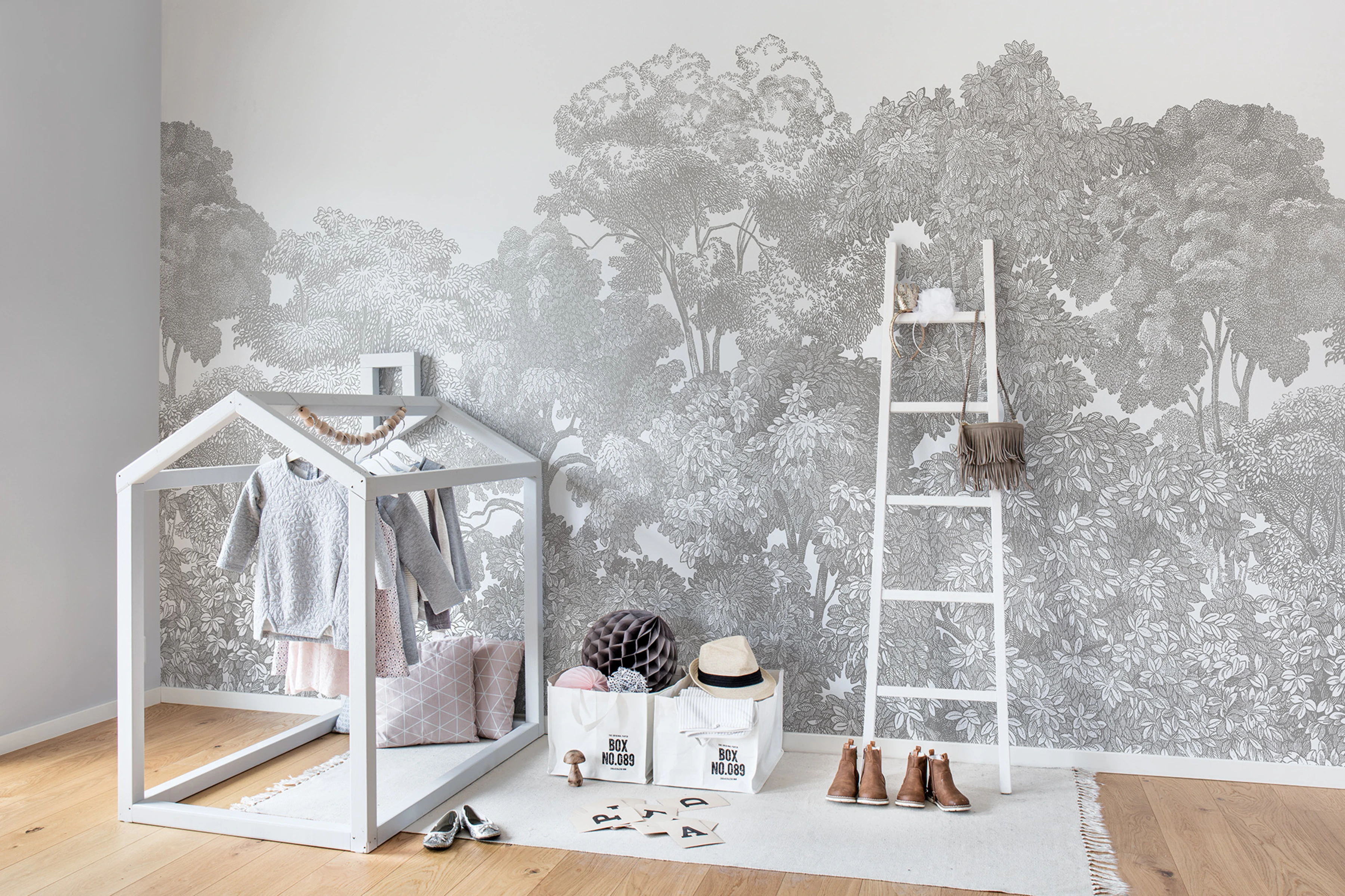 Bellewood, Gray Toile