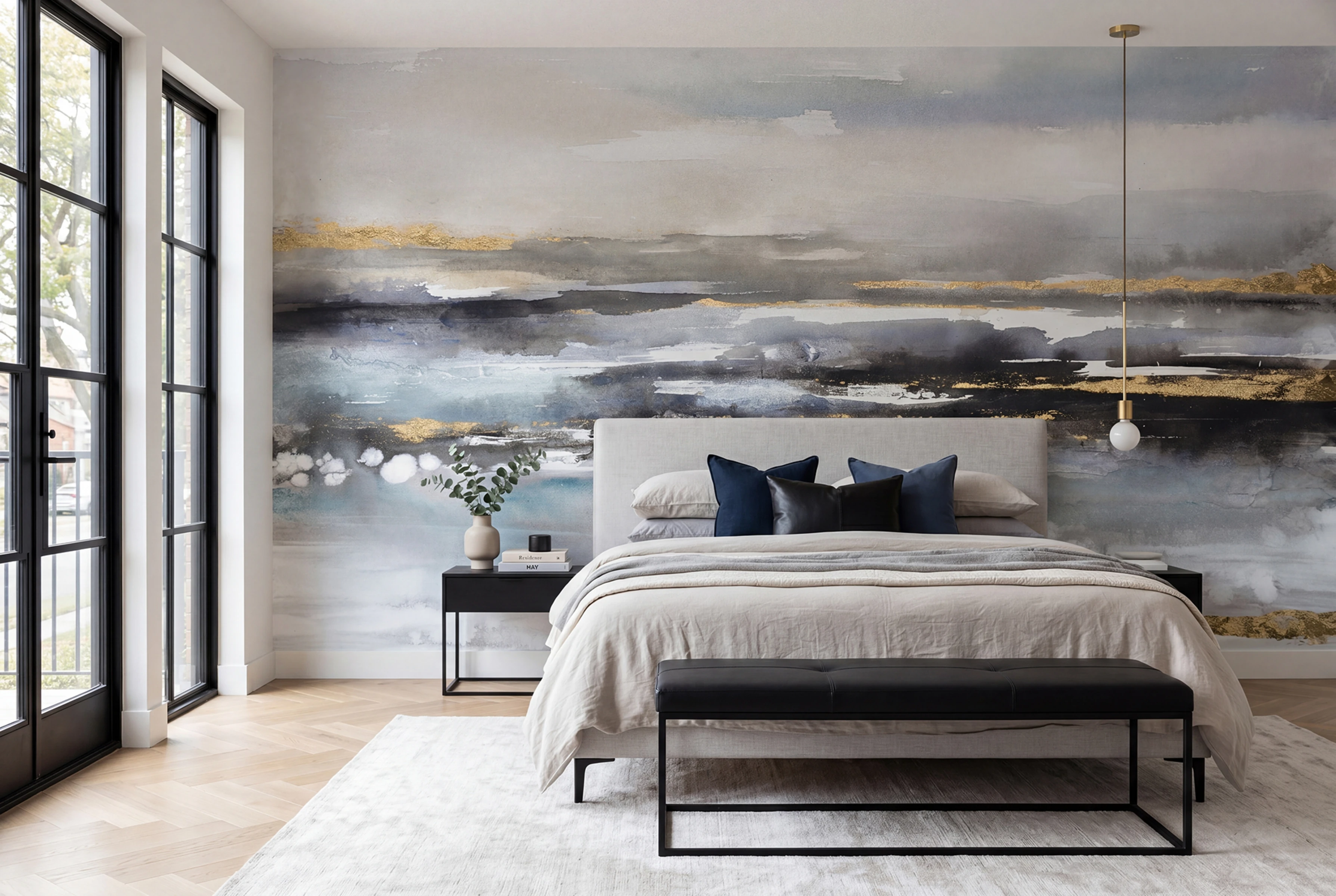 Abstract Ocean, Gray